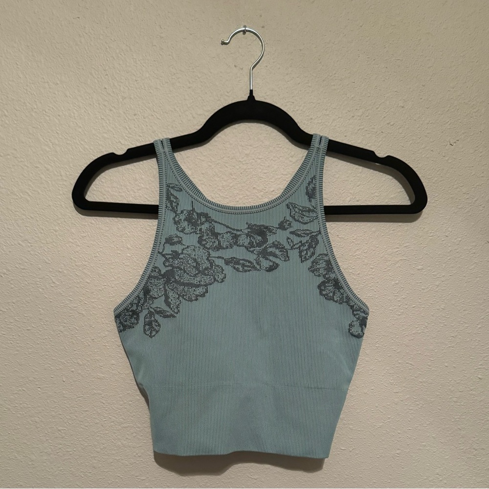 Athletea AURORA SEAMLESS HIGH NECK CROP Workout TANK